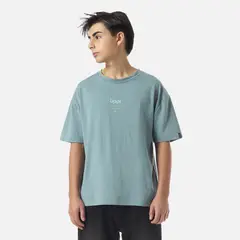LIPPI - Polera Teen Boy Mountain Trip Oversize T-Shirt Turquesa