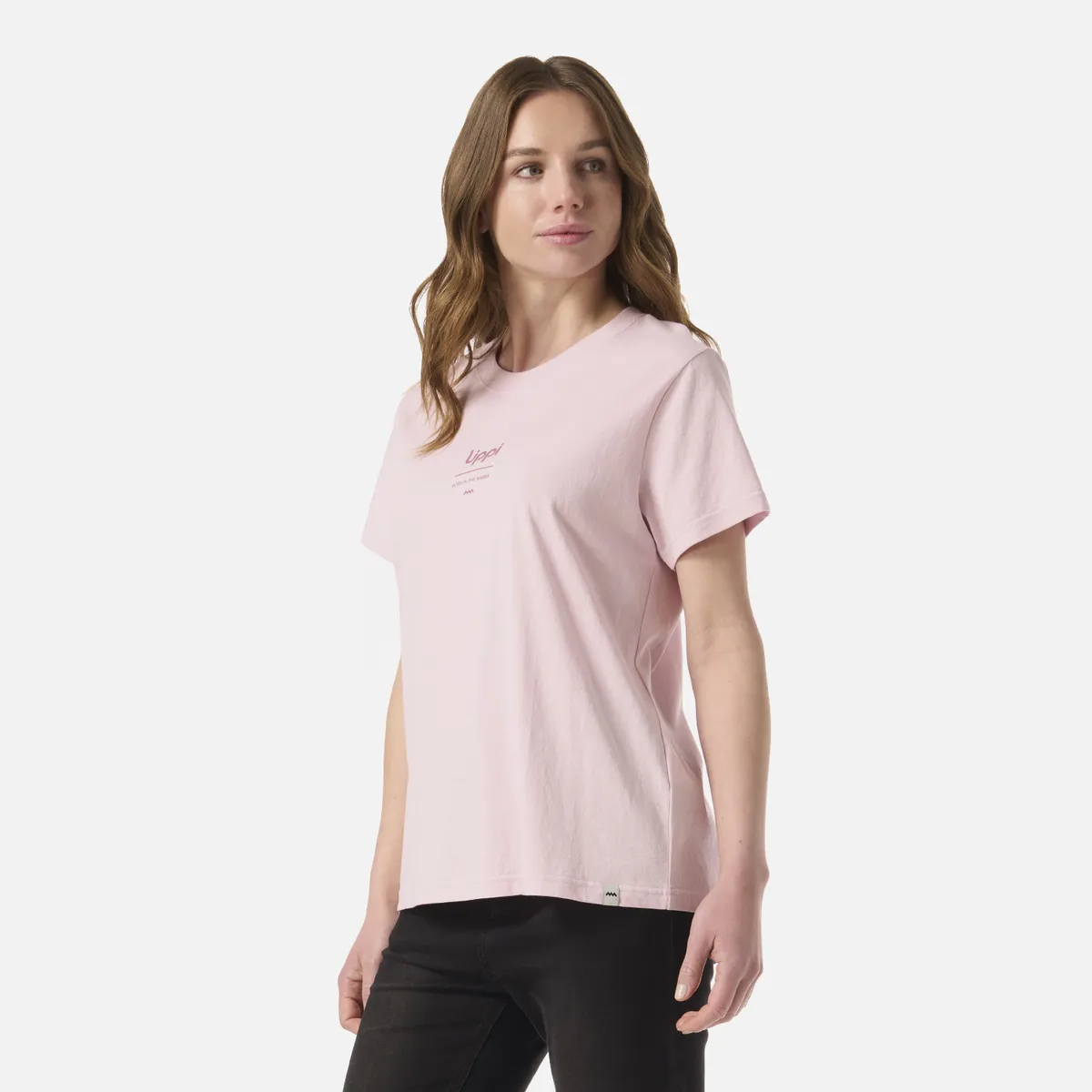 LIPPI - Polera Mujer Ulmo Mid Point T-Shirt Rosa Claro Lippi