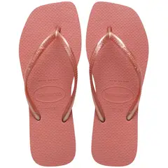HAVAIANAS - Sandalia Mujer Slim Square Arcilla Cañón