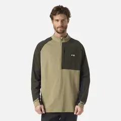 HAKA HONU - Polerón Hombre Higo Verde Oliva