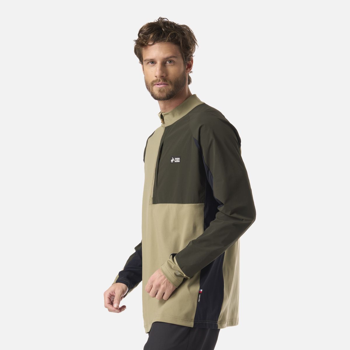 HAKA HONU - Polerón Hombre Higo Verde Oliva Haka Honu