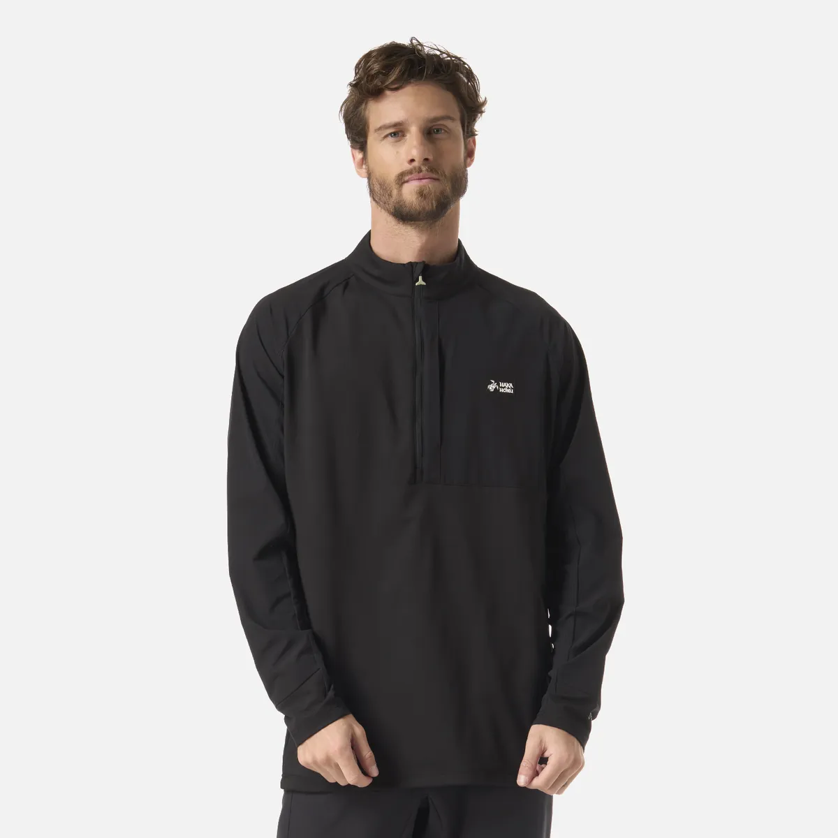 HAKA HONU - Polerón Hombre Higo Negro Haka Honu