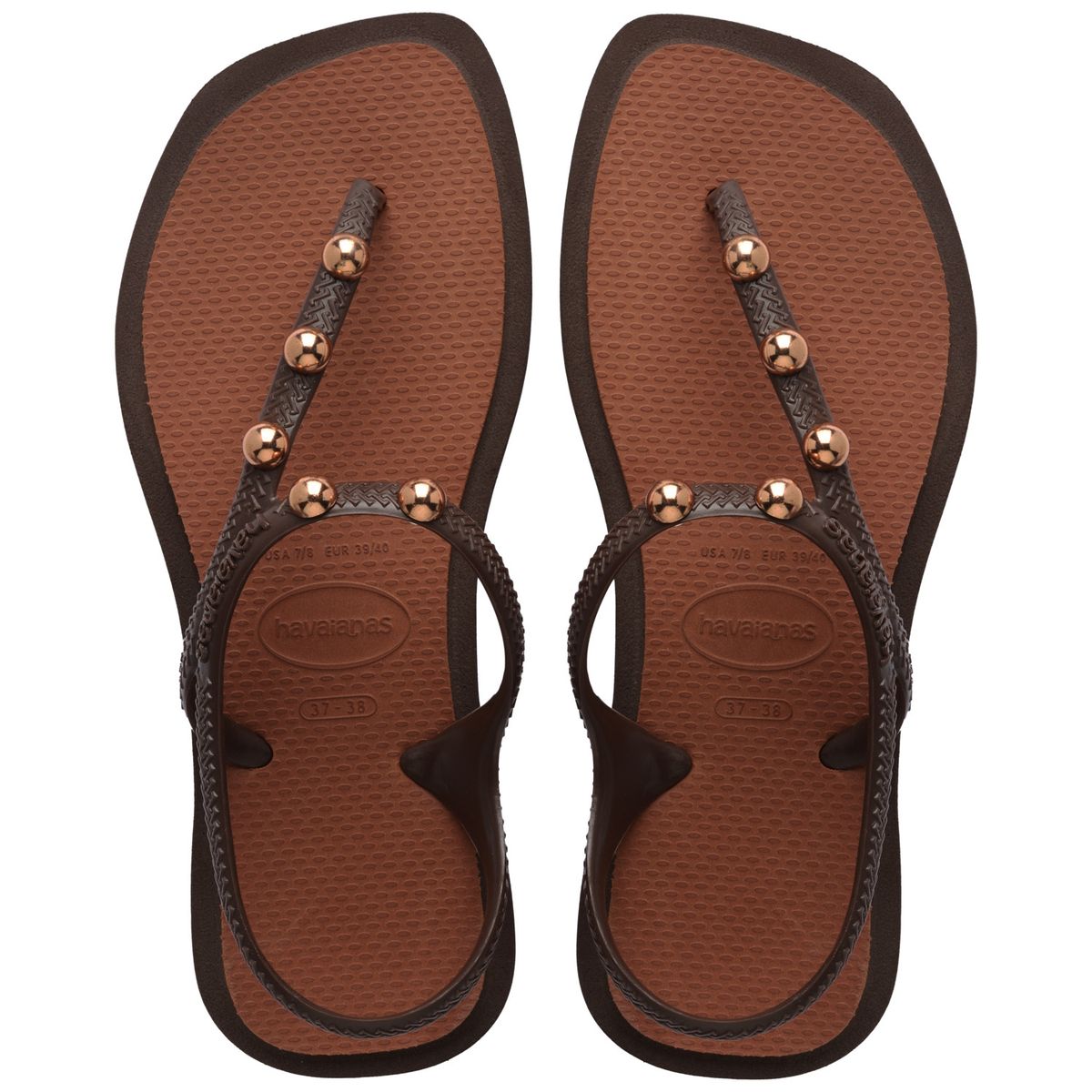HAVAIANAS - Sandalia Mujer Flash Fusion Café Óxido Havaianas