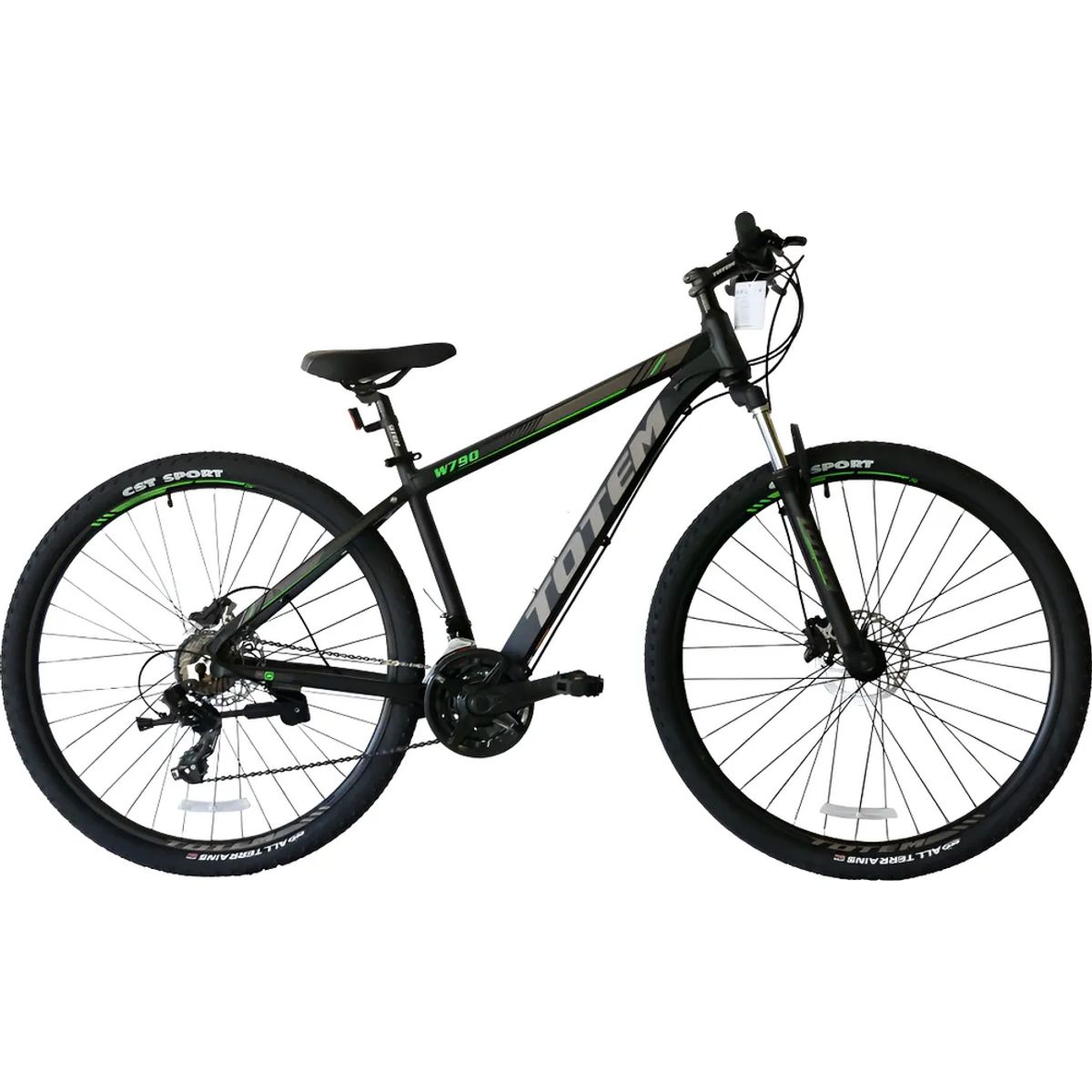 GENERICO - Bicicleta Mtb Totem Modelo W790 Aro 275 Talla 17 Negrogris Color Negro Tamaño del cuadro 17