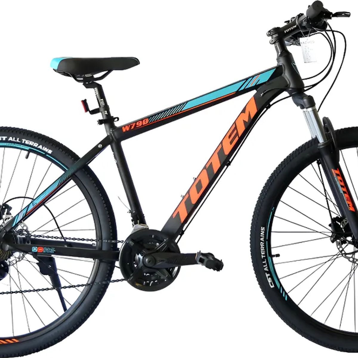 GENERICO - Bicicleta mountain bike Totem W790 R275 tamaño del cuadro 17 color negronaranja