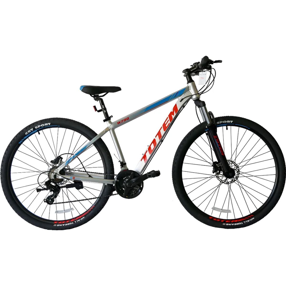 GENERICO - Bicicleta Mtb Totem Modelo W790 Aro 29 Talla 17 Gris Color Plateado Tamaño del cuadro 17