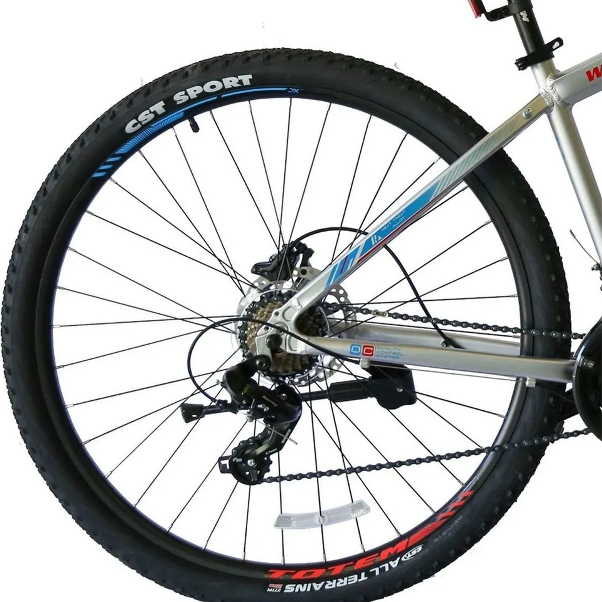 GENERICO - Bicicleta Mtb Totem Modelo W790 Aro 29 Talla 17 Gris Color Plateado Tamaño del cuadro 17