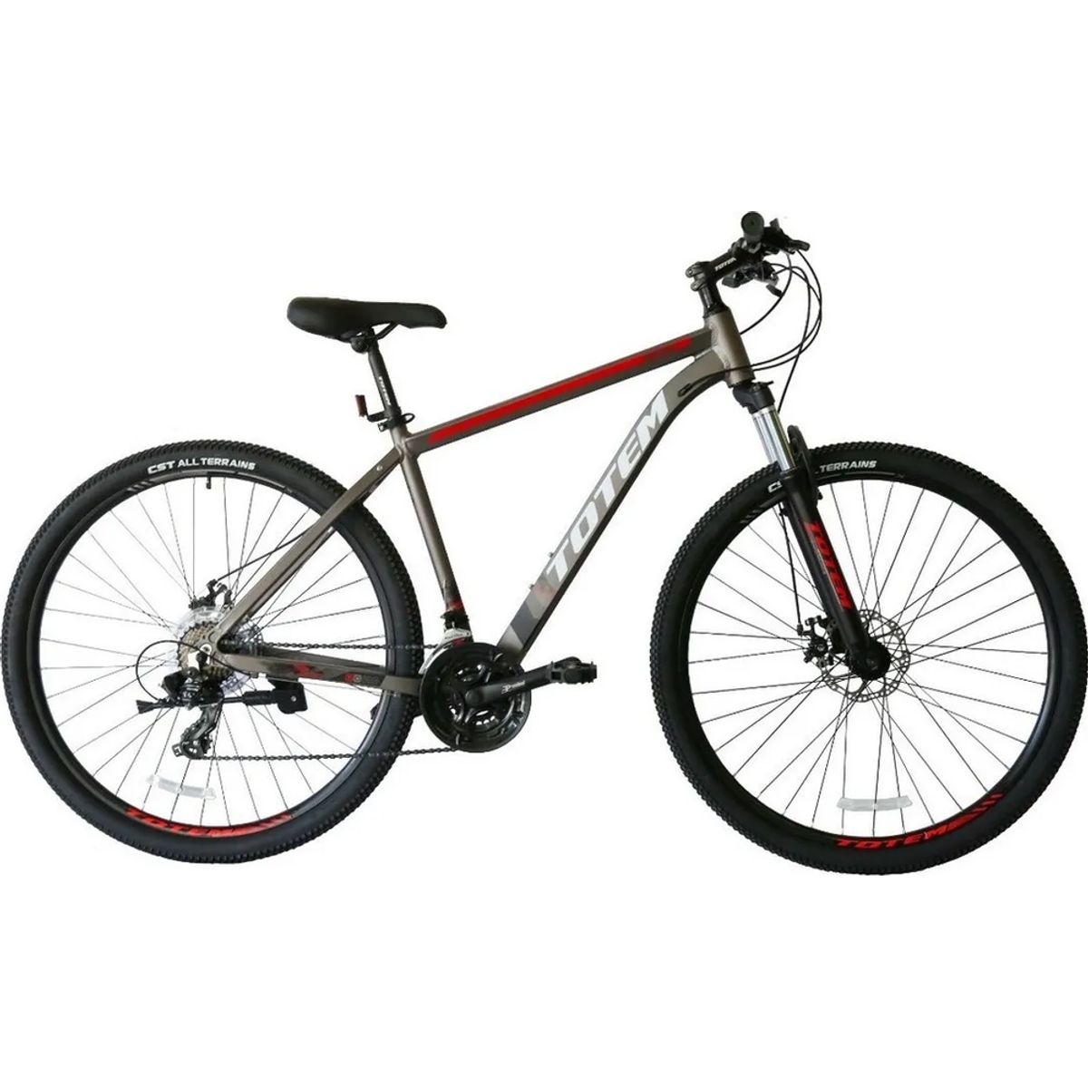 GENERICO - Bicicleta Mtb Totem Modelo W860 Aro 275 Talla 1719 Gris Tamaño del cuadro 19
