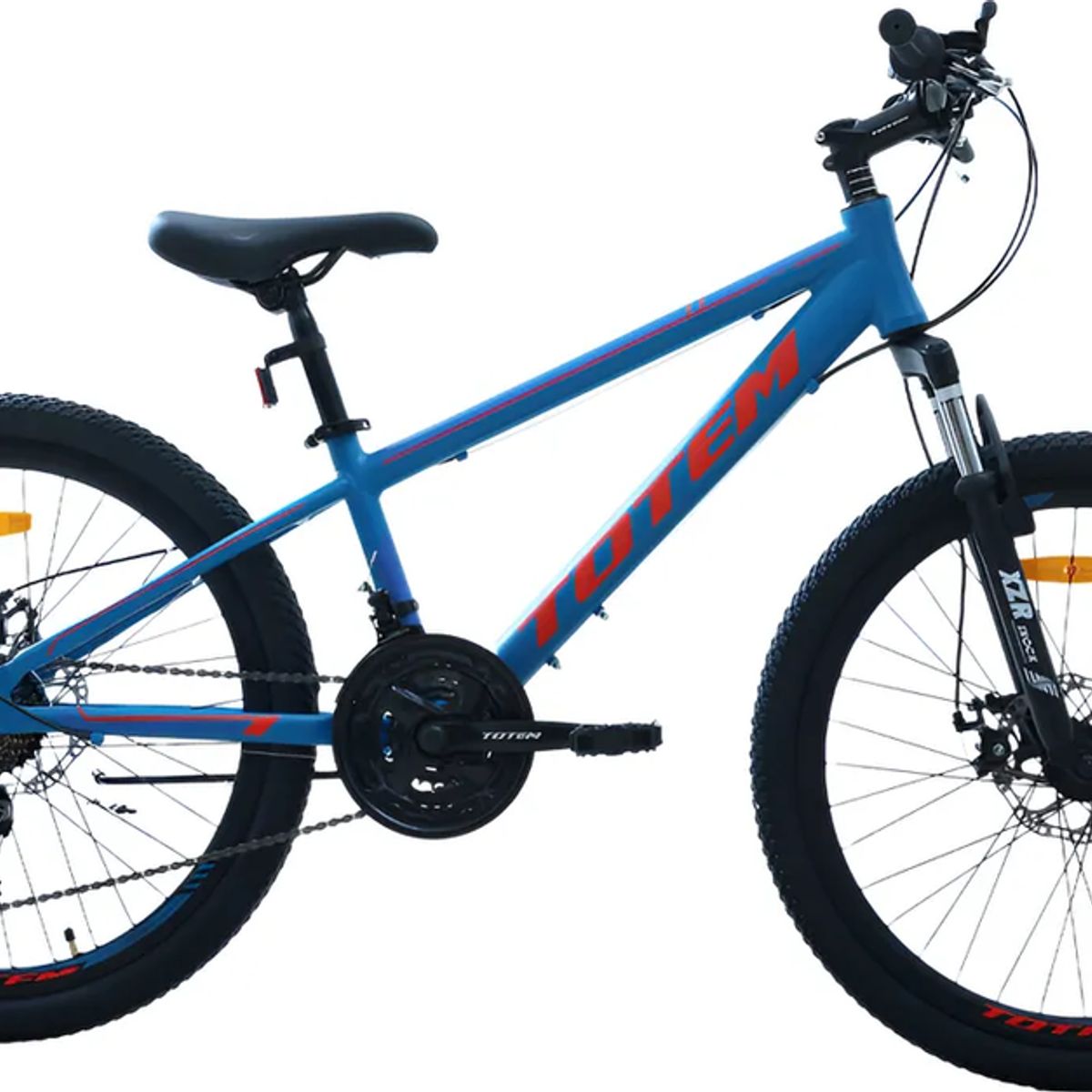 GENERICO - Bicicleta Totem Mtb Aro 24 Modelo Atlantis Azul 21 Cambios
