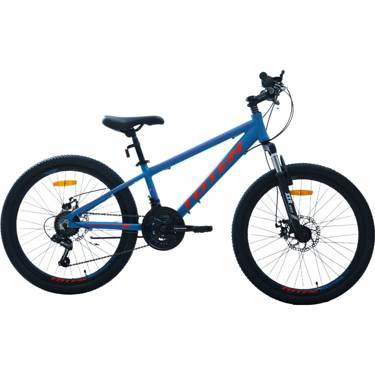GENERICO - Bicicleta Totem Mtb Aro 24 Modelo Atlantis Azul 21 Cambios