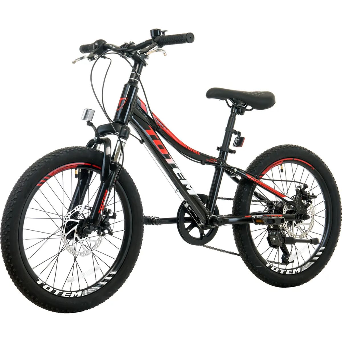 GENERICO - Bicicleta Totem Mtb Aro 20 Modelo 1100 Negro Xs