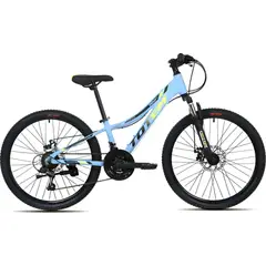 GENERICO - Bicicleta Mtb Aro 24 Modelo 1100 Color Celeste Azul 12