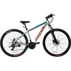 GENERICO - Bicicleta Totem W790 Mtb 275 24 Velocidades Gris Adultos
