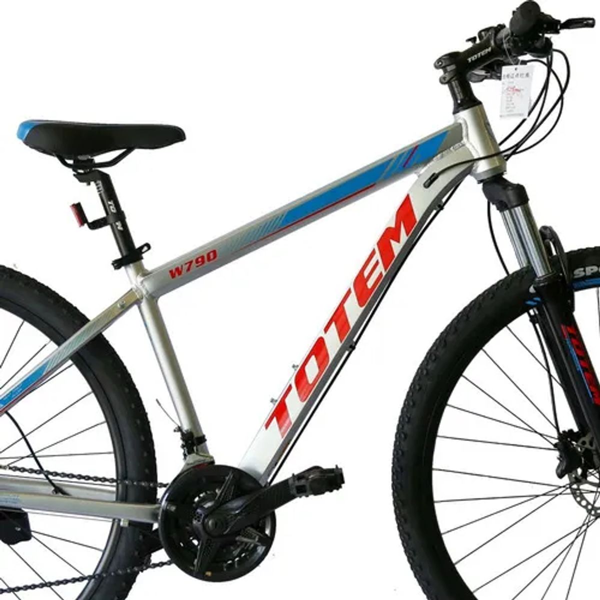 GENERICO - Bicicleta Totem W790 Mtb 275 24 Velocidades Gris Adultos