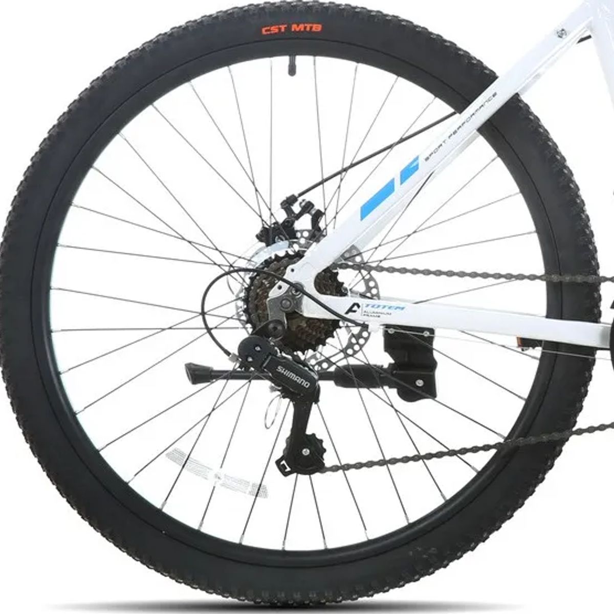 GENERICO - Bicicleta Totem Mtb Aro 26 Modelo Starshine Blanco