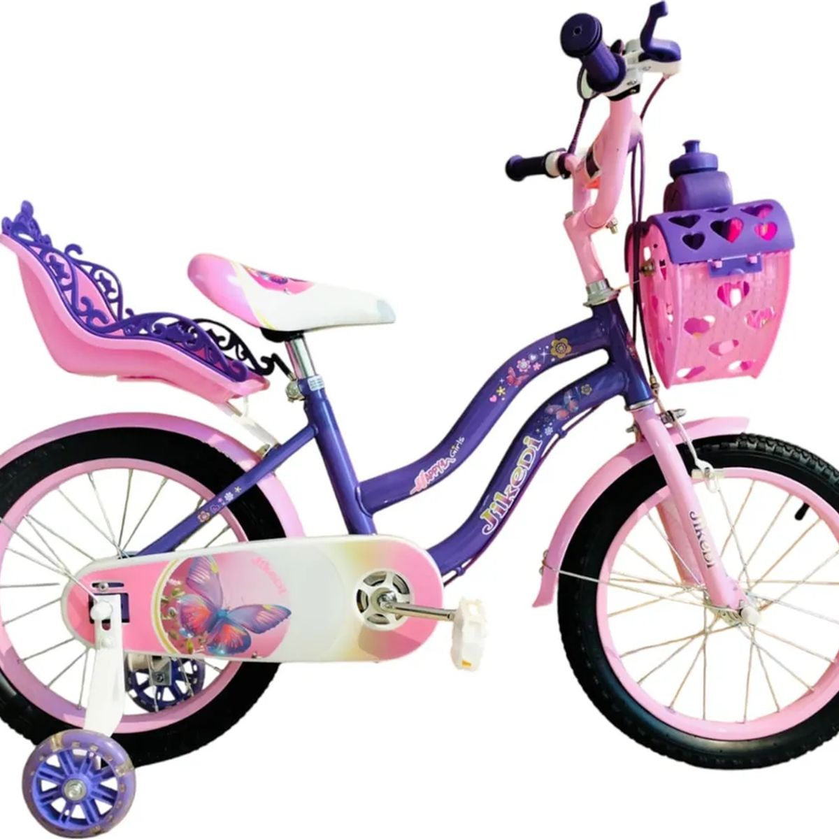 GENERICO - Bicicleta Aro 16 Morada De Niña Violeta S
