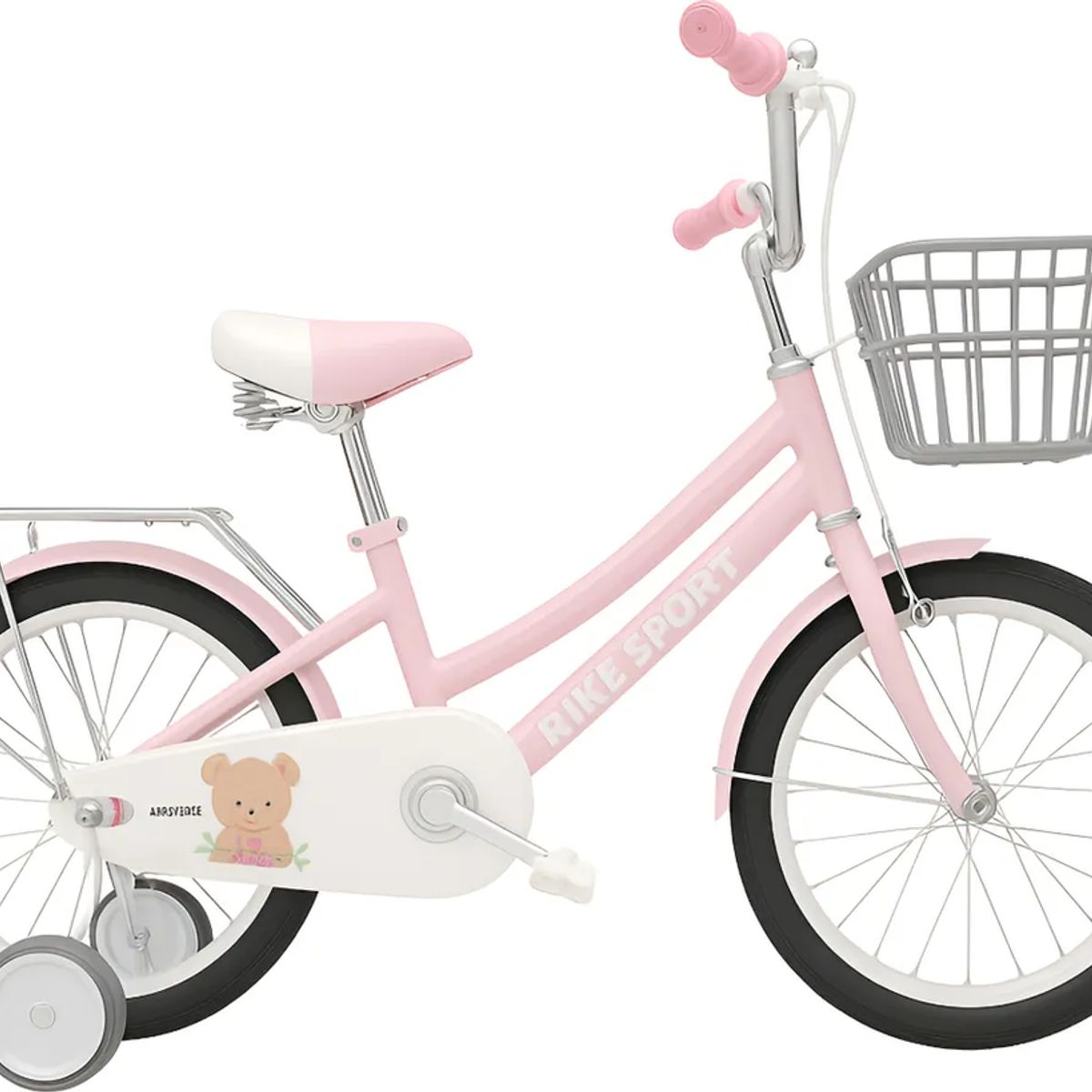 GENERICO - Bicicleta Aro 16 Con Canasto Para Niñas Estilo Clasico