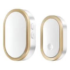 GENERICO - Timbre Inalámbrico Impermeable Autoalimentado 1 Receptor