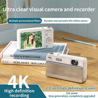 Imagen 2 del producto Estilo Puro y Blanco Tu Cámara 4K Portátil Blanco