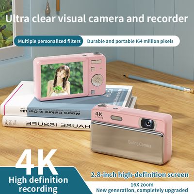 Imagen 2 del producto Toque Rosa Cámara Deslizante 4K para tus Momentos Rosado