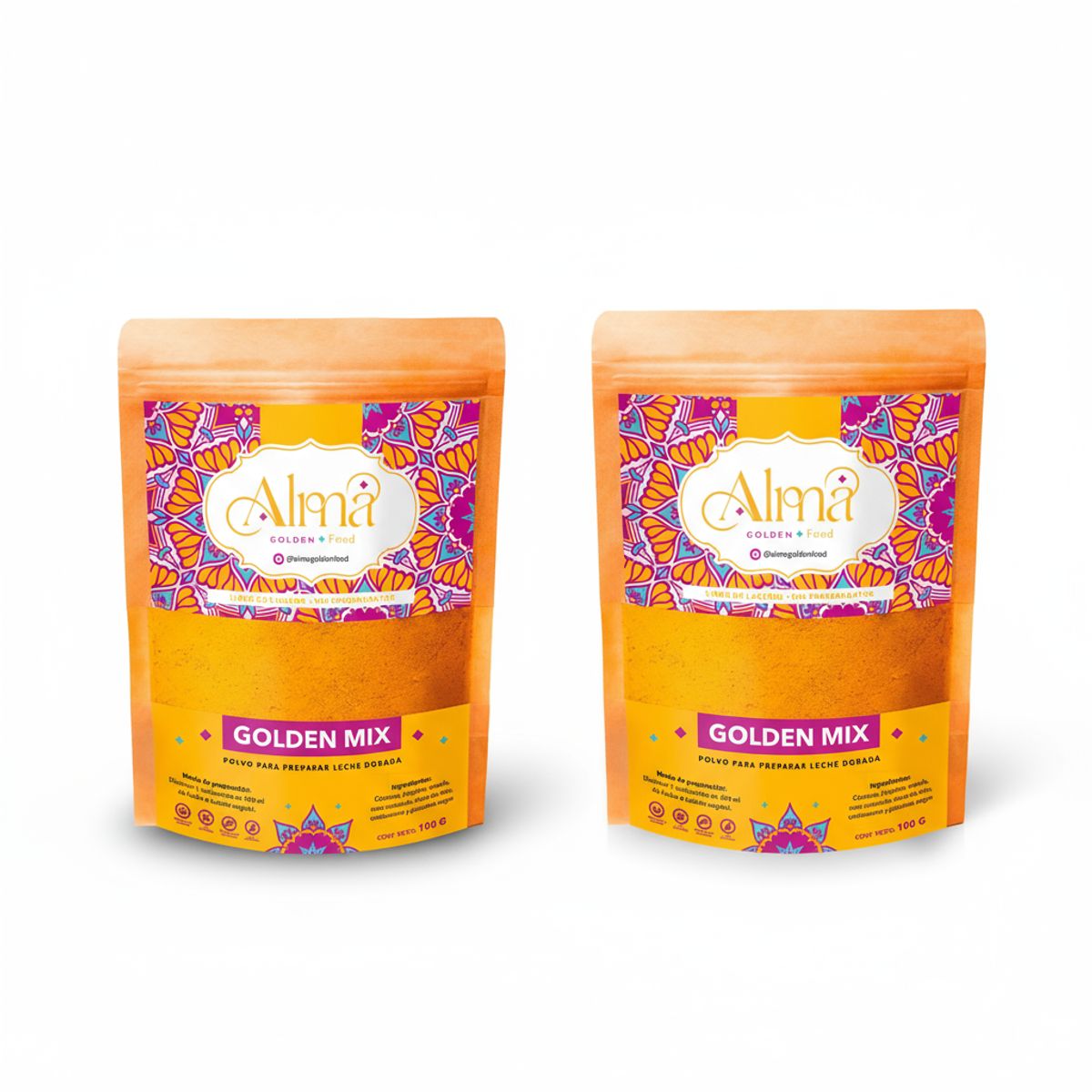 GENERICO - Pack x 2 Goldenmix Dorada 100g Alma Golden Food