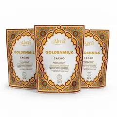 GENERICO - Pack x 3 Goldenmilk Cacao Dorada 80g Alma Golden Food