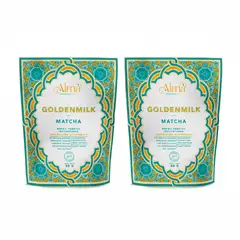 GENERICO - Pack X2 Leche Dorada Golden Milk Matcha 80g Alma Golden Food