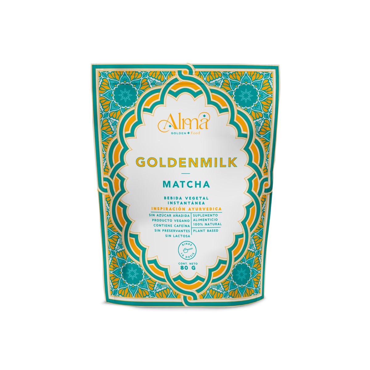GENERICO - Pack x 2 Golden Milk Matcha Dorada 80g Alma Golden Food
