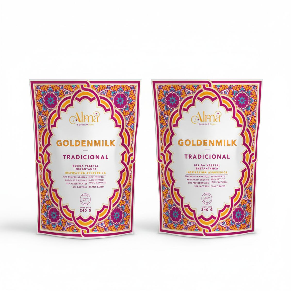 GENERICO - Pack x 2 Goldenmilk Tradicional 240g Alma Golden