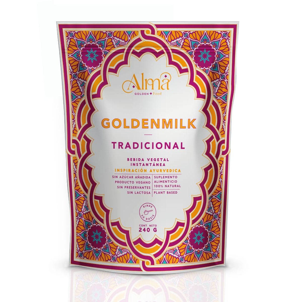 GENERICO - Pack x 3 Goldenmilk Tradicional 240g Alma Golden