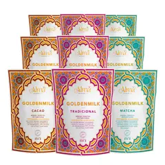 GENERICO - Pack x 9 Goldenmilk Dorada 240gr Alma Golden Food