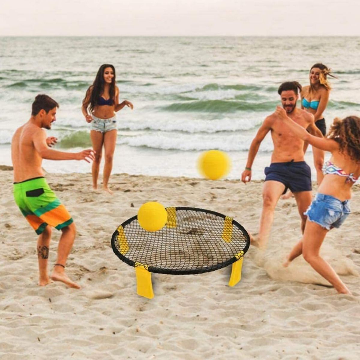 KINDA NICE - Juego De Cuadrícula De Netball Con Bounce Spikeball
