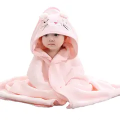 KINDA NICE - Toallas De Baño Algodón Cómodo Con Capucha Para Niños
