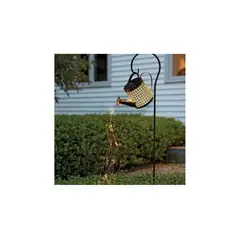 GENERICO - Regadera Solar Led Hadas Jardin Impermeable Decorativa Marrón