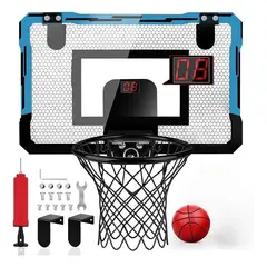 KINDA NICE - Juego Mini Basketball Cesta Canasta De Pared Con Marcador