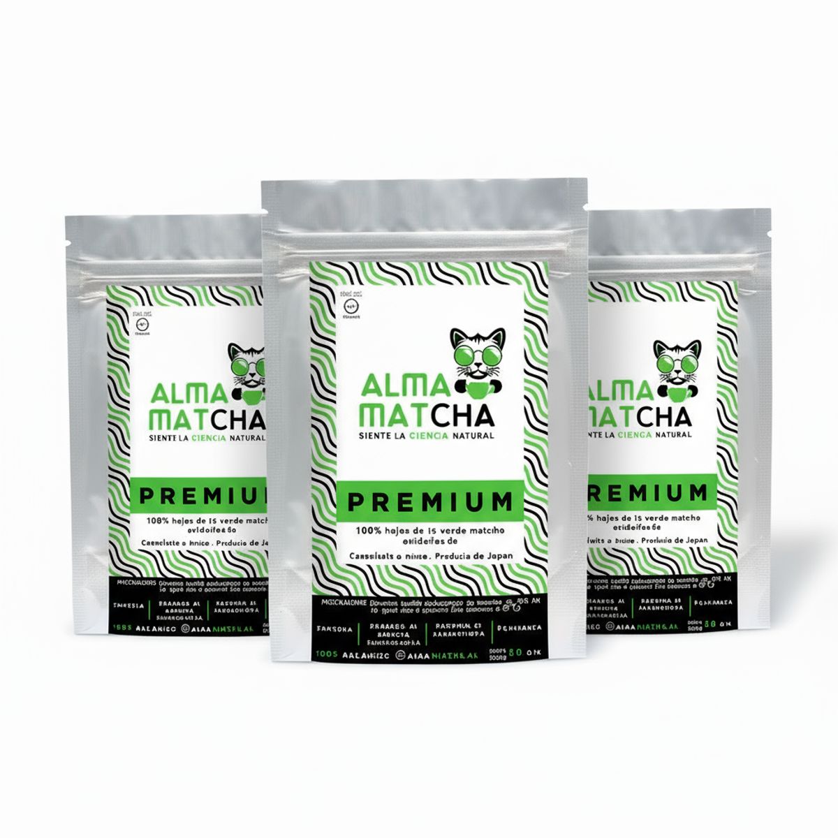 GENERICO - Pack X 3 Te Matcha Japones Grado Premium 50g Alma Matcha