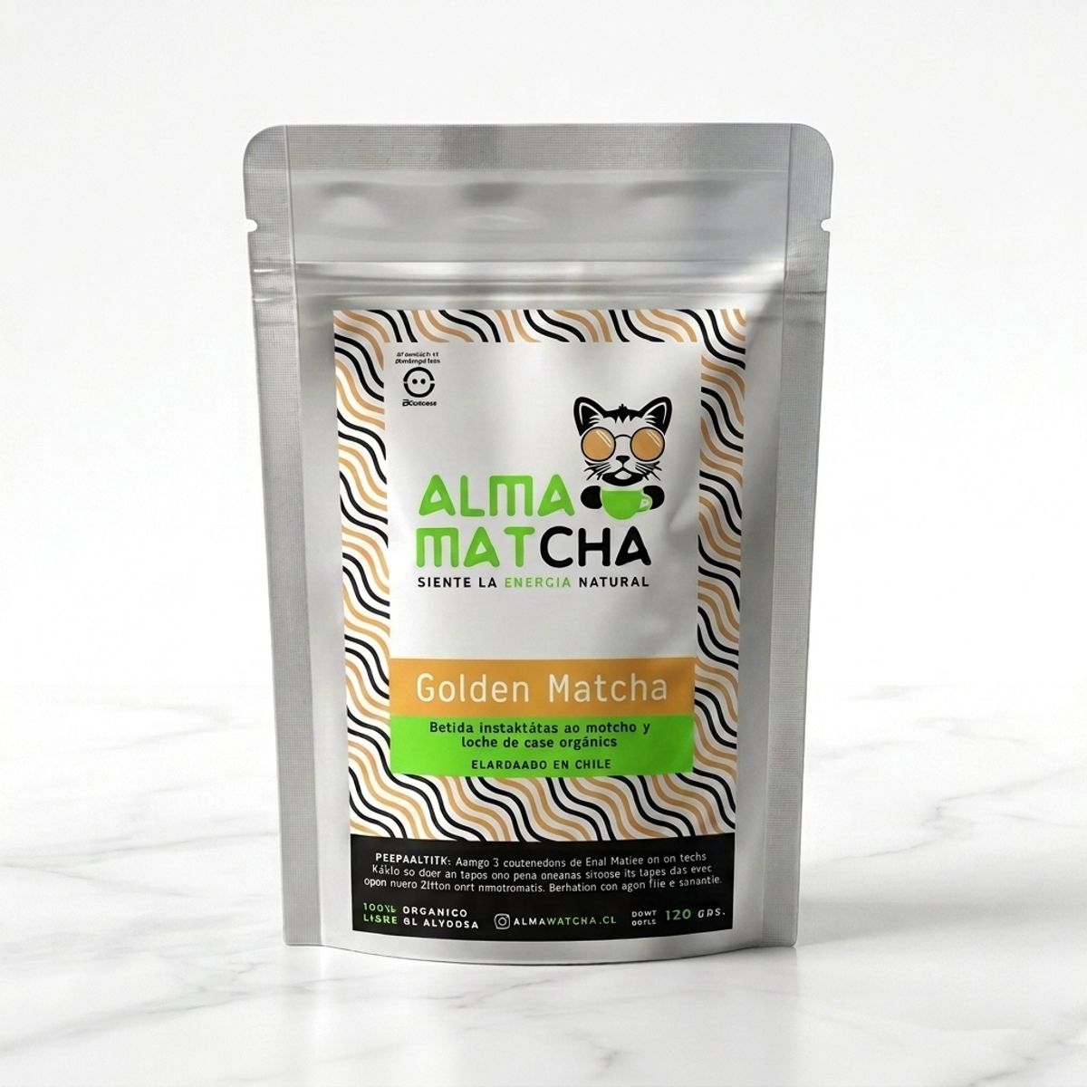 GENERICO - Pack X 2 Te Golden Matcha Latte 120g Alma Matcha