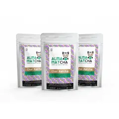 GENERICO - Pack x 3 Te Chai Matcha 120g Sin Lactosa Alma Matcha