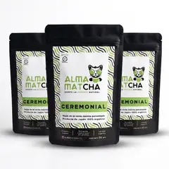 GENERICO - Pack X 3 Te Matcha Japones Grado Ceremonial 30g Alma Matcha