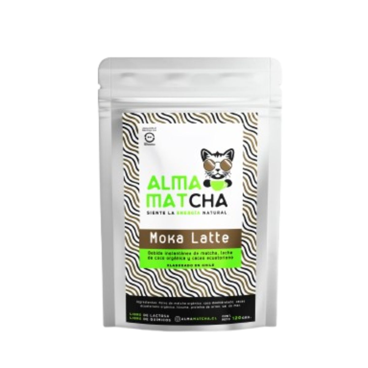 GENERICO - Pack X 3 Te Moka Matcha Latte Instantáneo 120g Alma Matcha
