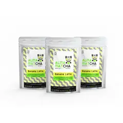 GENERICO - Pack X 3 Te Banana Matcha Latte 120g Alma Matcha