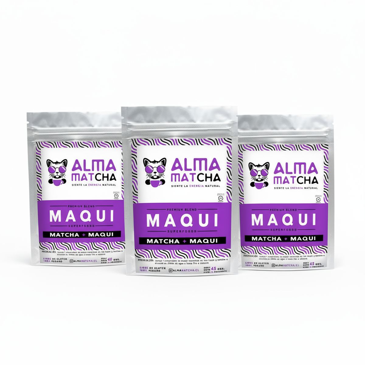GENERICO - Pack X 3 Te Maqui Superfood Matcha 45g Alma Matcha