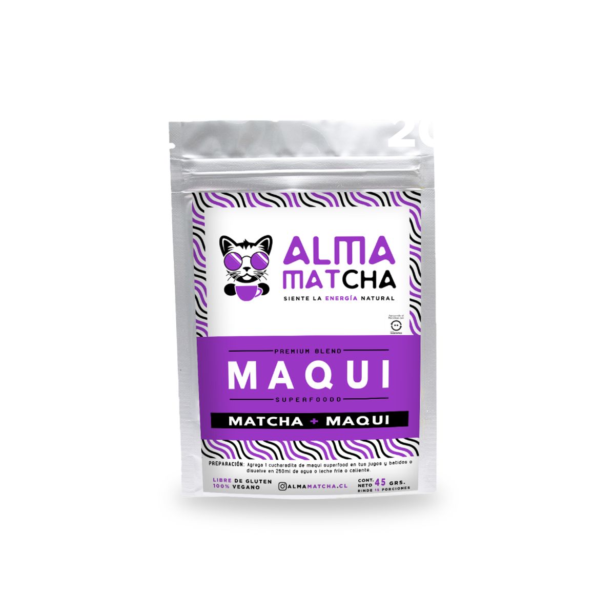 GENERICO - Pack X 3 Te Maqui Superfood Matcha 45g Alma Matcha