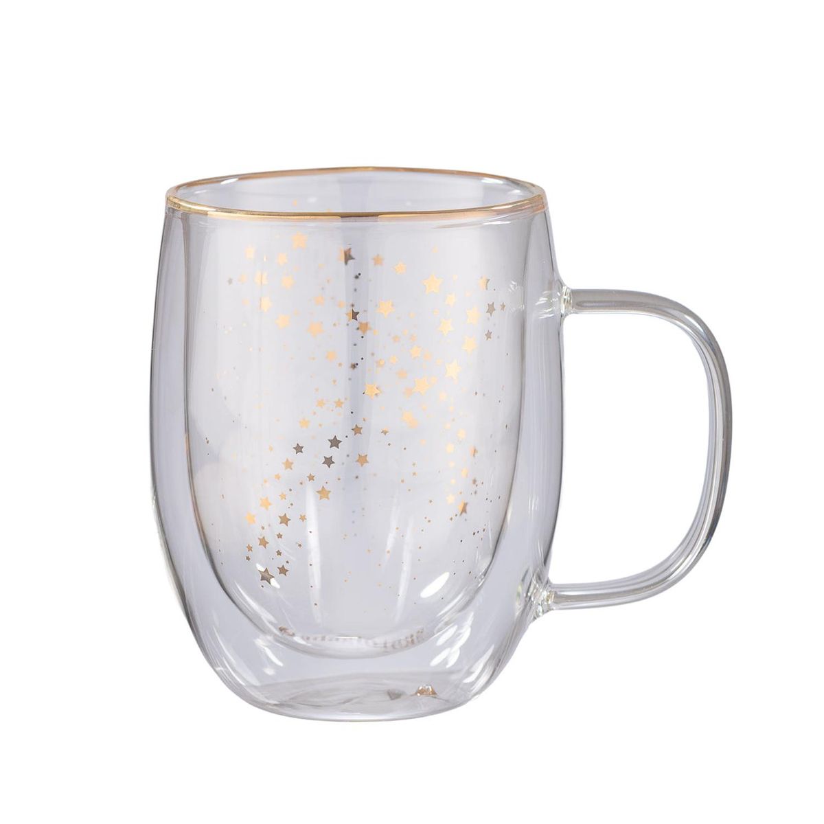 ADAGIO TEAS - Taza Doble Vidrio Star Splash 300 ml