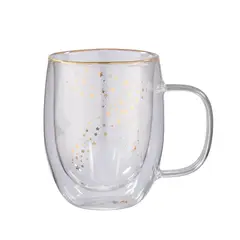 ADAGIO TEAS - Taza Doble Vidrio Star Splash 300 ml