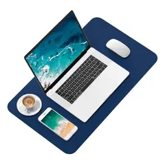 KINDA NICE - Alfombrilla Mousepad De Cuero Impermeable Reversible 80x40