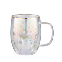 Taza Doble Vidrio Mosaic 300 ml