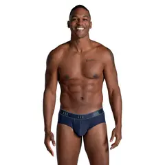 LEO - Bóxer brief de alta transpiración en microfibra ideal para uso diario 033278N Azul Oscuro