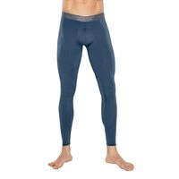 Calza deportiva en microfibra con mallas transpirables para hombre 033314 Azul