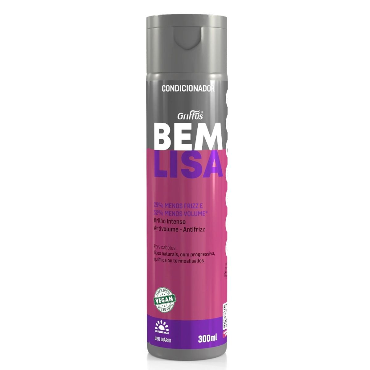 GRIFFUS - ACONDICIONADOR BEM LISA NANOCRISTALIZADA REP 300ML GRIFFUS